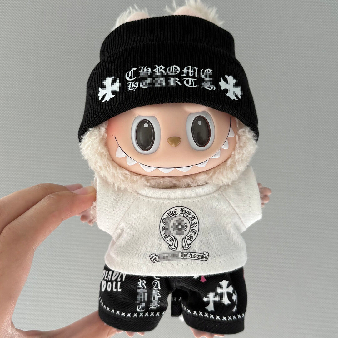 LABUBU Chrome Hearts Clothes Outfits(For V1&V3)