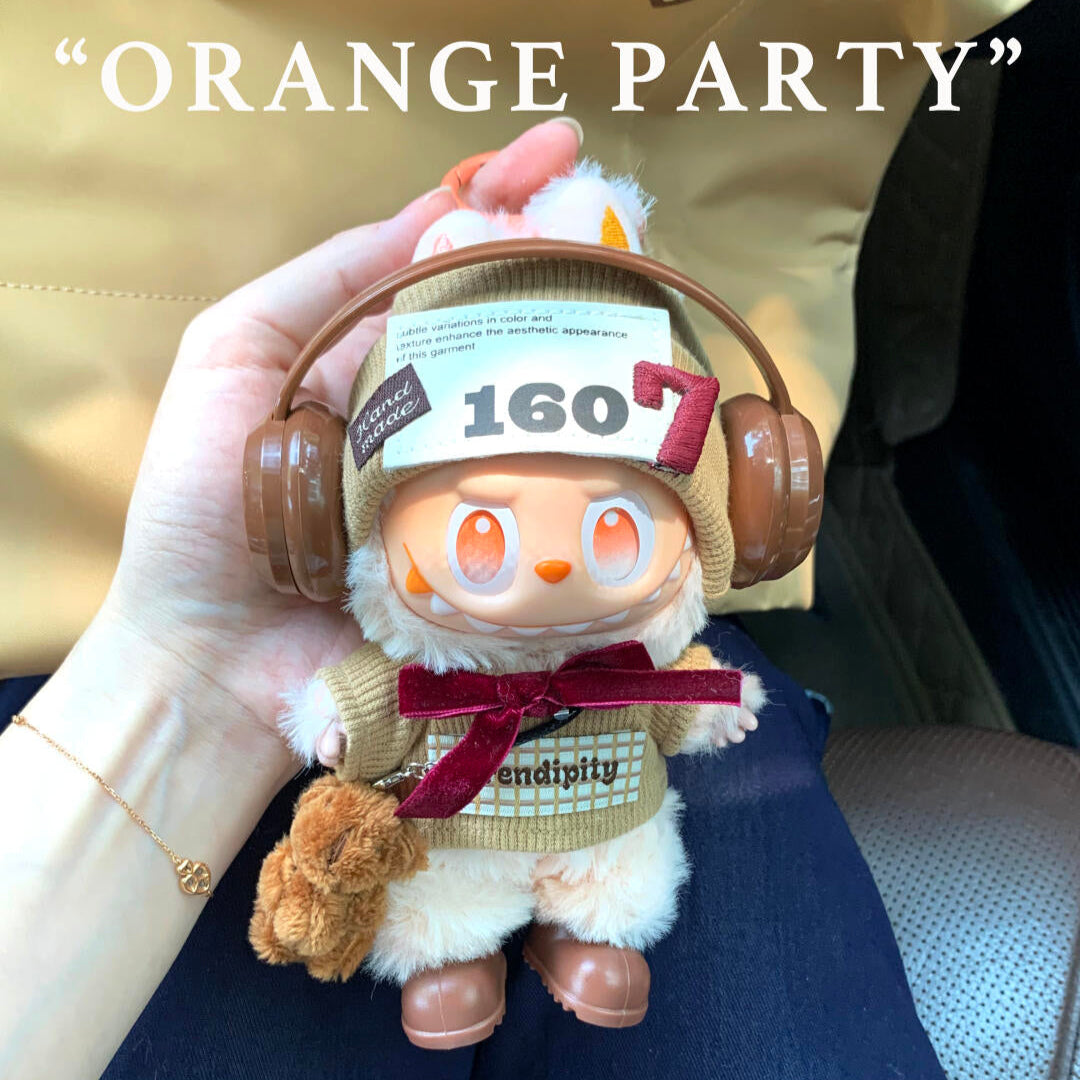 LABUBU ORANGE PARTY Autumn Colors  Outfits(For V1&V2&V3)