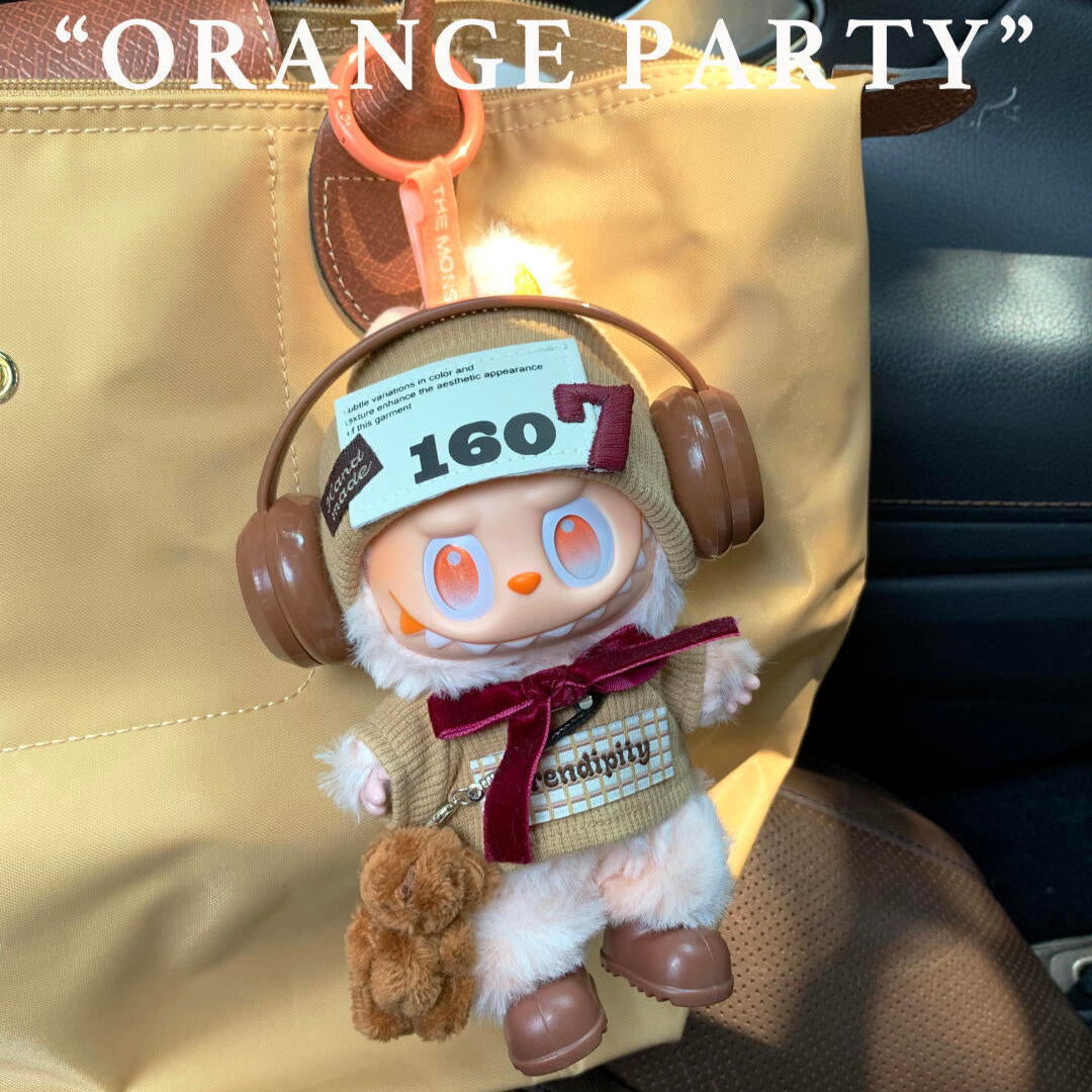 LABUBU ORANGE PARTY Autumn Colors  Outfits(For V1&V2&V3)