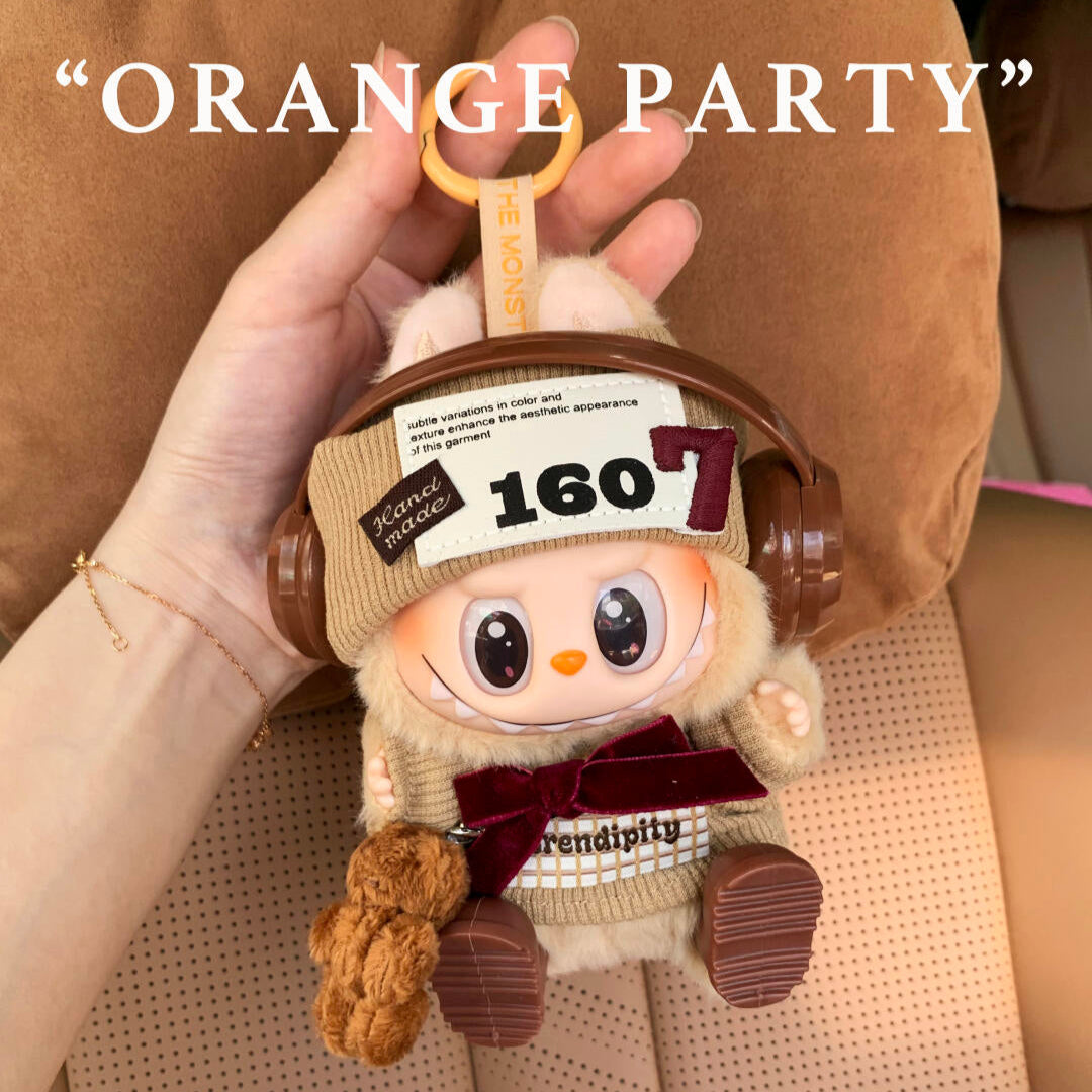 LABUBU ORANGE PARTY Autumn Colors  Outfits(For V1&V2&V3)